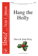 Hang the Holly SATB choral sheet music cover